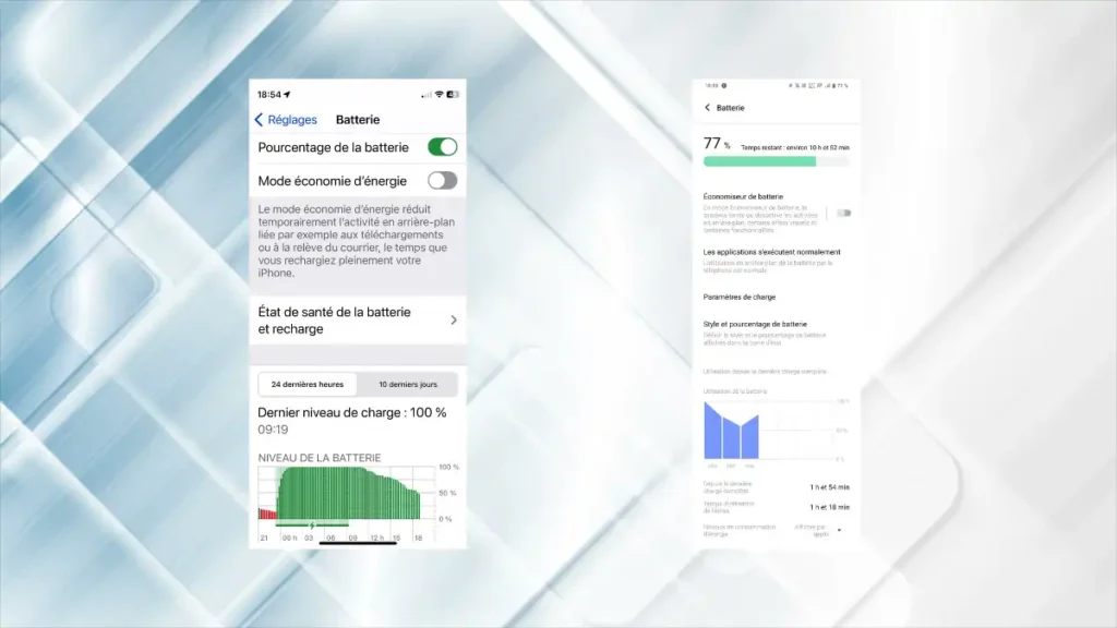 batterie de votre téléphone se vide rapidement