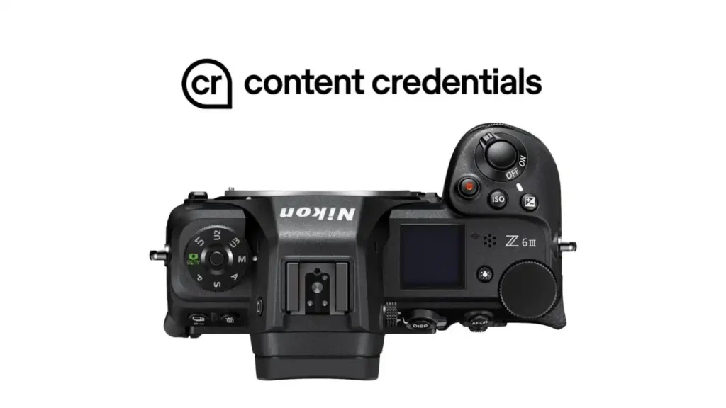 Z 6 III avec Content Credentials