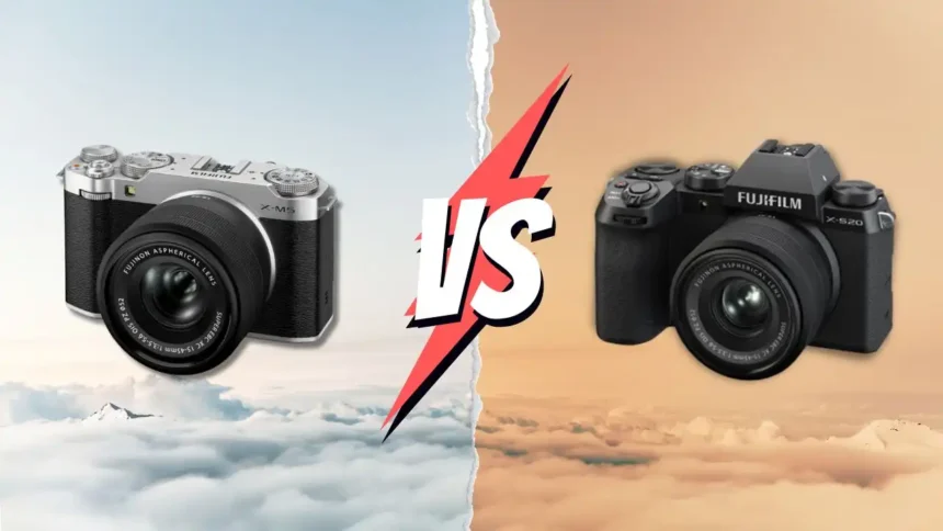 Fujifilm X-M5 vs X-S20