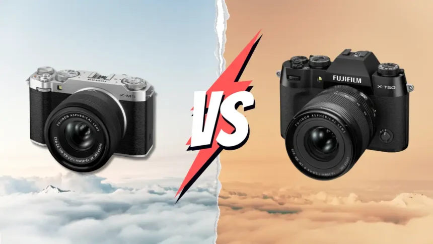 Fujifilm X-M5 vs X-T50