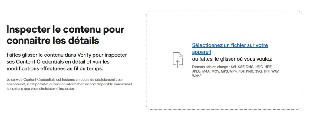 Comment vérifier l'authenticité d'une image avec Content Credentials ? Content Credentials