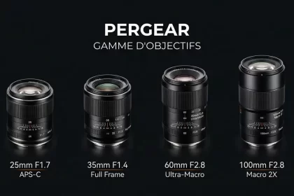 gamme d’objectifs Pergear