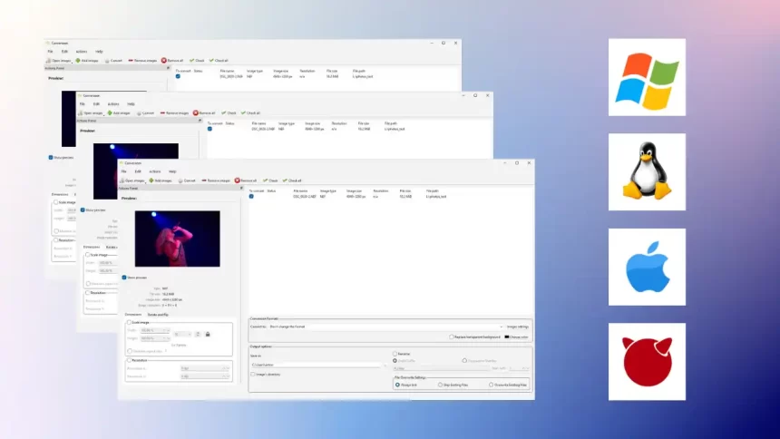 Convertir ses images en lot gratuitement