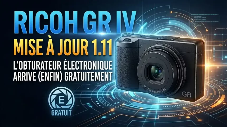 Mise à jour 1.11 du Ricoh GR IV : l'obturateur électronique débarque (enfin) gratuitement Mise à jour 1.11 du Ricoh GR IV